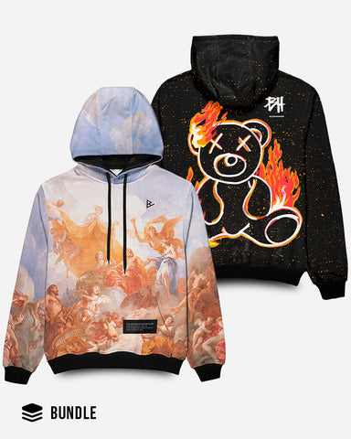 Apotheosis of Hercules + Play with fire 2 x Sudadera Capucha