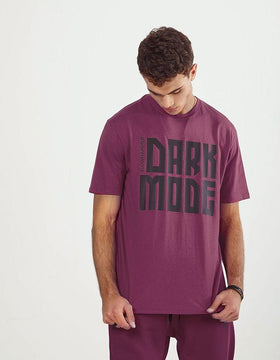Dark Mode Bordeaux Camiseta - Outlet